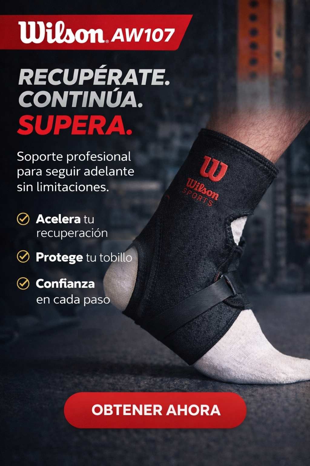 TOBILLERA WILSON AW107